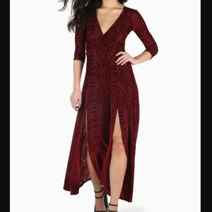 ISO!! BLACKMILK BURNED VELVET SHEER ROMANCE DRESS